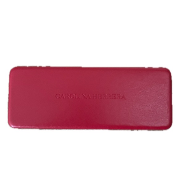 Carolina Herrera Women's Eyeglass Hard Shell Case, Red - Picture 4 of 9